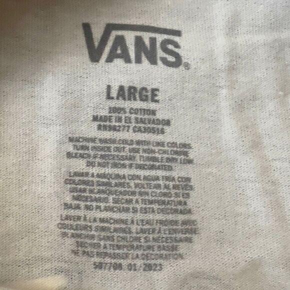 Vans 1966 Peace Head Short Sleeve Graphic Tee- Size Large - Picture 6 of 8